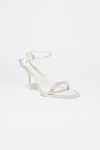 Jonathan Simkhai Icon Sculpted Crystal Sandal In Ivory