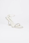 Simkhai Icon Sculpted Crystal Sandal In Ivory