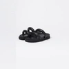 Jonathan Simkhai Lupita Puffy Strap Sandal In Black