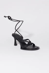 Simkhai Penn Knotted Sandal In Black