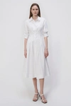 Jonathan Simkhai Signature Jazz Midi Dress In White
