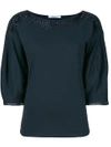 Blumarine Embroidered Detail Blouse