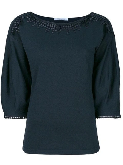 Blumarine Embroidered Detail Blouse