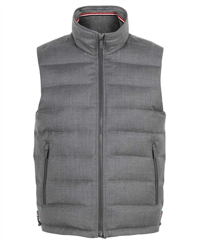 Thom Browne Bodywarmer Jacket In Grey