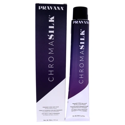 Pravana Chromasilk Creme Hair Color - 4.20 Bright Beige Brown For Unisex 3 oz Hair Color In Black