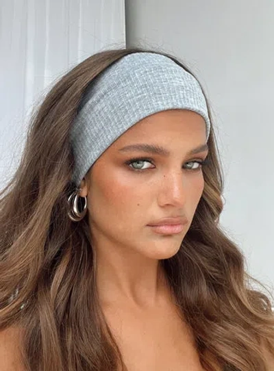 Princess Polly Adelina Knit Headband In Grey Marle