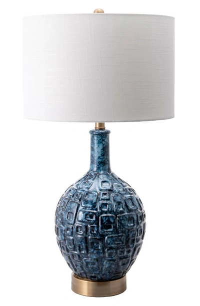 Nuloom Tucson Ceramic Table Lamp In Blue