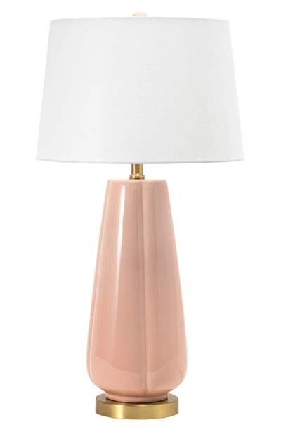 Nuloom Alcona 28" Ceramic Table Lamp In Pink