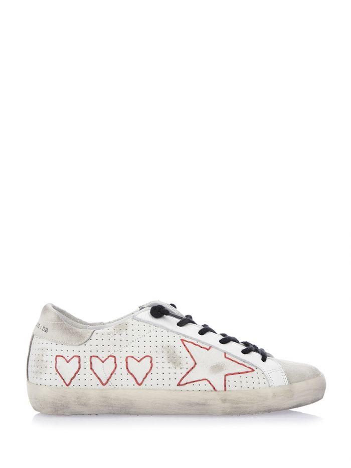 golden goose heart sneakers