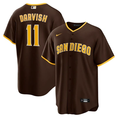 Nike Yu Darvish Brown San Diego Padres Alternate Replica Player Jersey