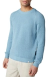 Peregrine Harry Ribbed Crewneck Sweater In Seafoam
