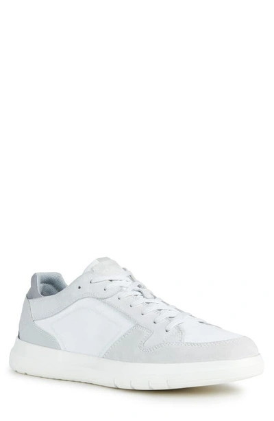 Geox Merediano Water Resistant Sneaker In Off White
