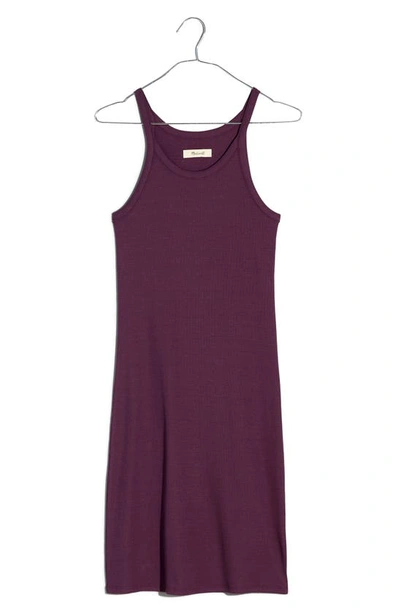 Madewell Brightside Minidress In True Aubergine