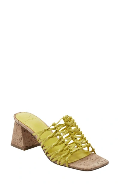 Marc Fisher Ltd Colica Strappy Sandal In Yellow
