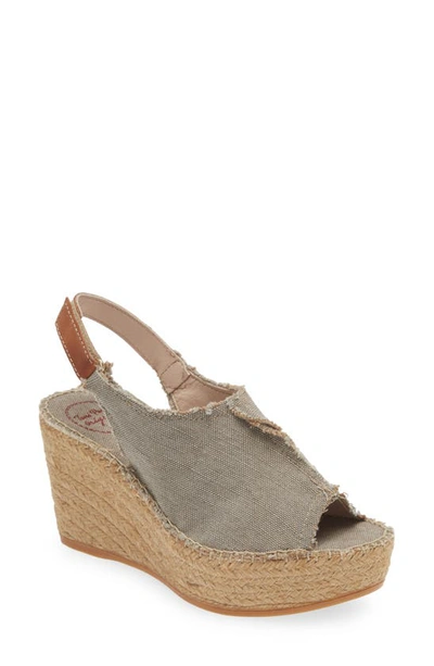 Toni Pons 'lugano' Espadrille Wedge Sandal In Pedra/ Stone