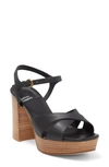 Jeffrey Campbell Seraphina Ankle Strap Platform Sandal In Black