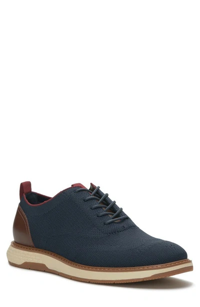 Vince Camuto Staan Knit Oxford Sneaker In Eclipse/ Chili