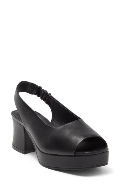 Jeffrey Campbell Extendo Slingback Platform Sandal In Black