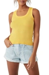 Free People Scoop Neck Tank In Sun