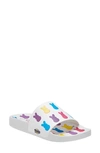 Katy Perry The Peeps Bunny Slide Sandal In White Multi
