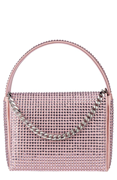 Liselle Kiss Taylor Top Handle Bag In Pink Crystal