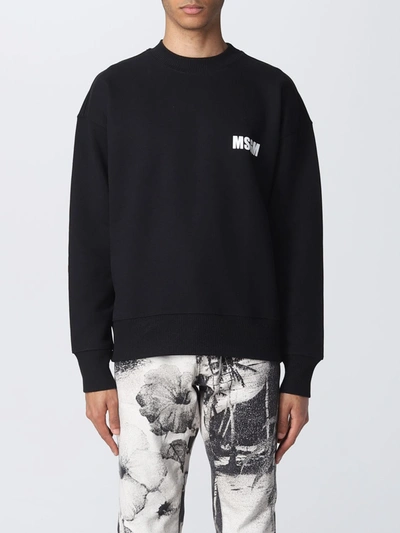 Msgm Sweatshirt Clothing In Black