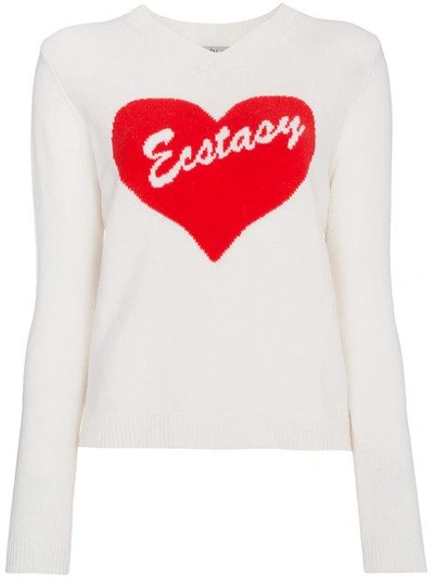 Ashley Williams Ecstasy Wool Sweater In White