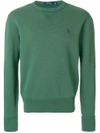 Polo Ralph Lauren Logo Embroidery Sweatshirt In Green