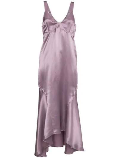 Beaufille Lacerta Sleeveless Asymmetric Dress In Pink