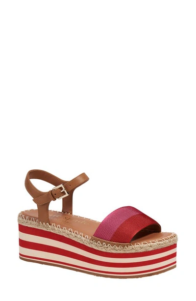Kate Spade Women's Picnic Ankle-strap Platform Wedge Sandals In Pink