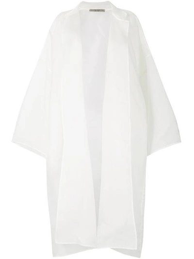 Ermanno Scervino Sheer Oversized Kimono - White