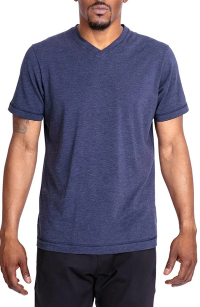 Public Rec Go-to V-neck T-shirt In Blue