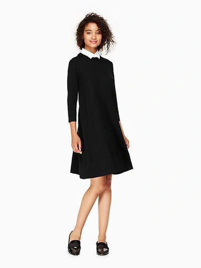 Kate Spade Collared Sweater Dress In Black | ModeSens
