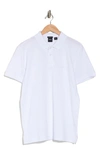 Hugo Boss Piro Solid Regular Fit Polo In White