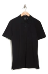 Hugo Boss Piro Solid Regular Fit Polo In Black