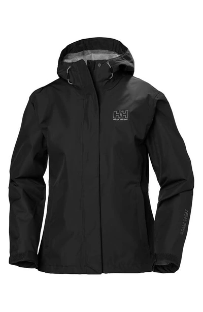 Helly Hansen Seven J Waterproof & Windproof Jacket In Black