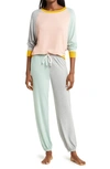 Honeydew Intimates Star Seeker Pajamas In Morganite Color Block