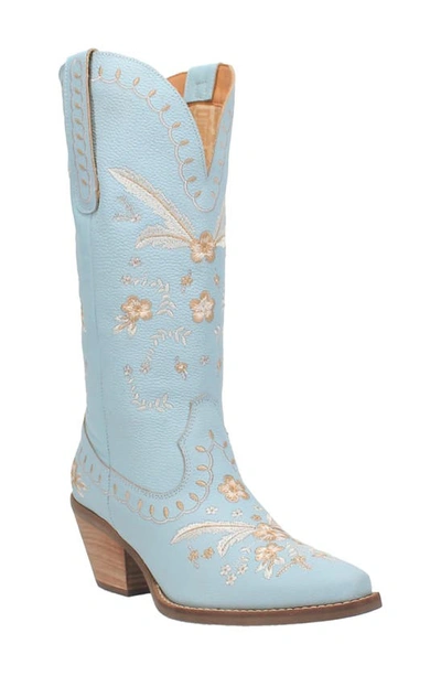 Dingo Full Bloom Western Boot In Blue