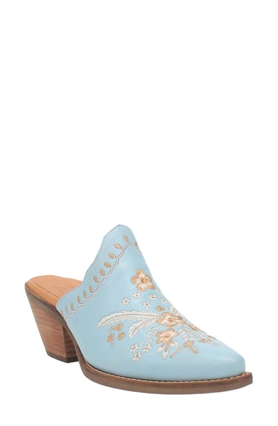 Dingo Wildflower Mule In Blue