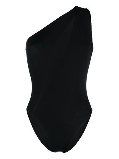 Versace Costume Intero Con Tagli In Black