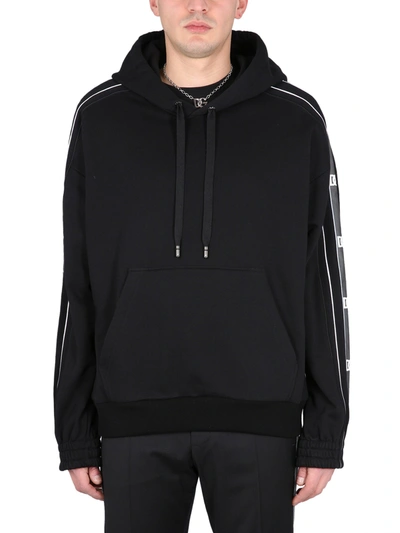 Dolce & Gabbana Sweatshirt With Logoed Band In Black