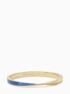 Kate Spade Do The Twist Hinged Bangle In Blue