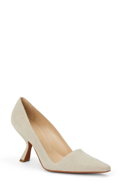 Lafayette 148 Suede Pump-sandstone In Beige