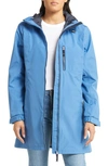 Helly Hansen Belfast Waterproof Hooded Jacket In Azurite