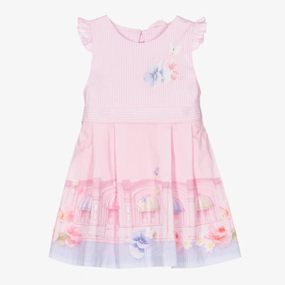 Lapin House Babies' Girls Pink Cotton Dress