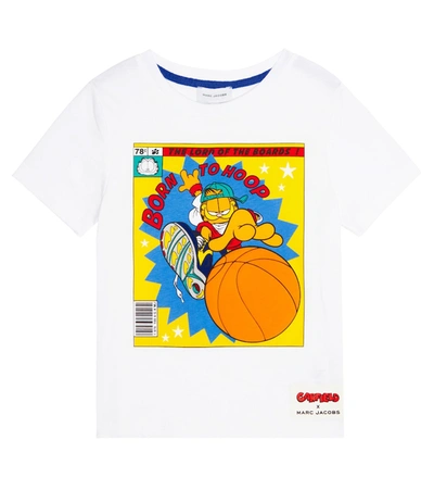 Marc Jacobs Kids'  Boys White Baseball Garfield T-shirt