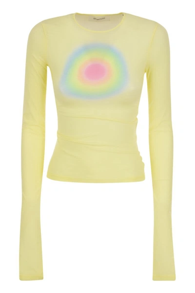 Sportmax Terry - Slim Jersey In Stretch Fabric In Yellow