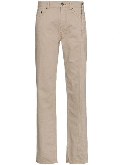 Y/project Y / Project Side Fastening Jeans In Nude&neutrals