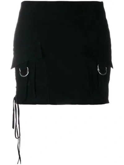 Manokhi Mini Pocket Skirt In Black