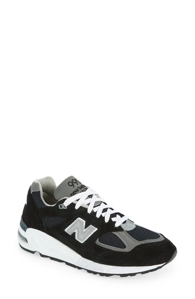 New Balance 990 Trainer In Black/white